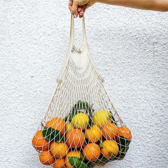 oranges dans filet de peche